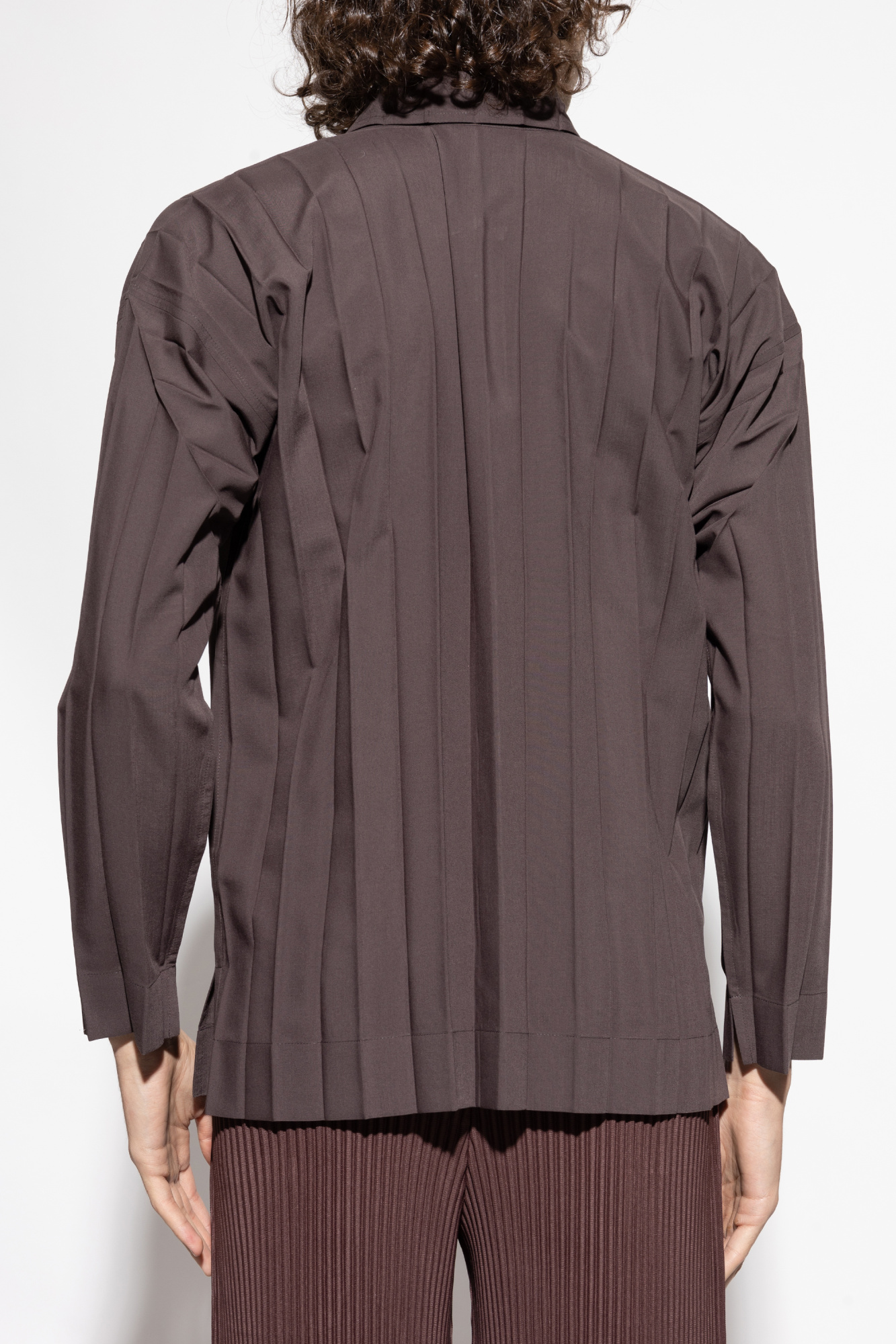 オムプリッセ　オムプリ　hommeplisse rectangle Homme Plissé Issey Miyake Pleated shirt | Men's | Vitkac